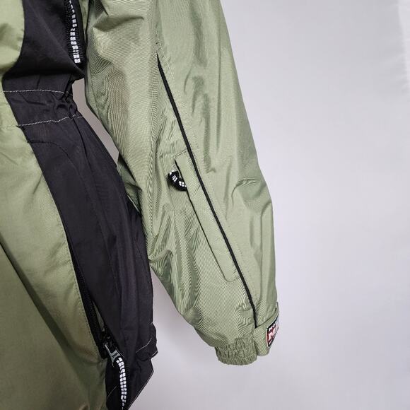 Vintage Mobius Green 2 Piece Ski Snow Jacket Women's Size 6 - Picture 5 of 9